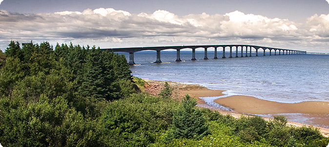 Image of Confederation Bridge, PEI. 