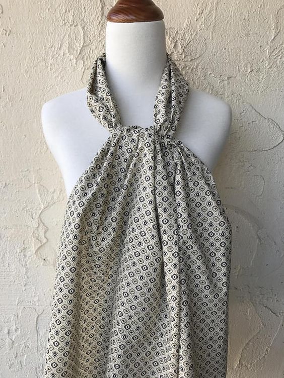 Image of fabric adult bib, with link to Etsy seller.