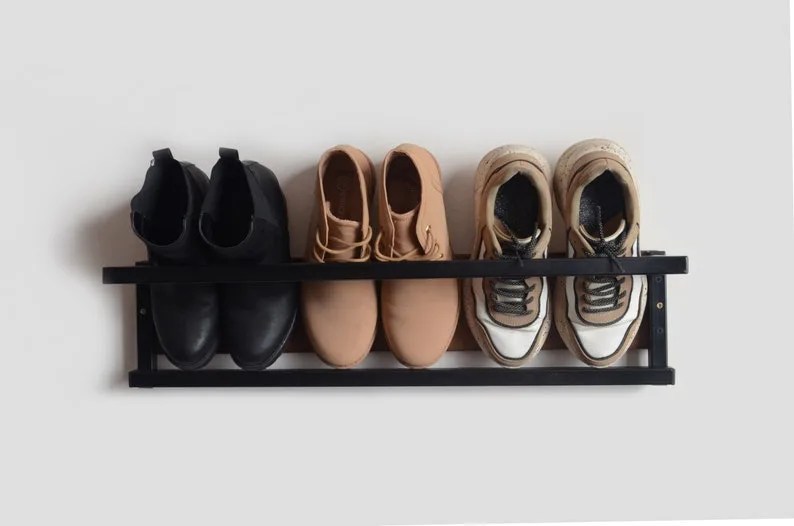 Image of a metal shelf, with link to Etsy seller.