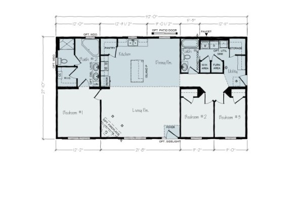 Image of "Davis" floorplan, with link to Hampton Homes website. 