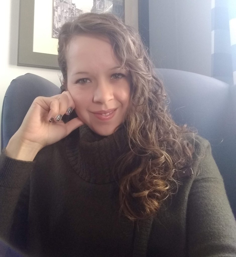 Image of the author in a wingback chair.